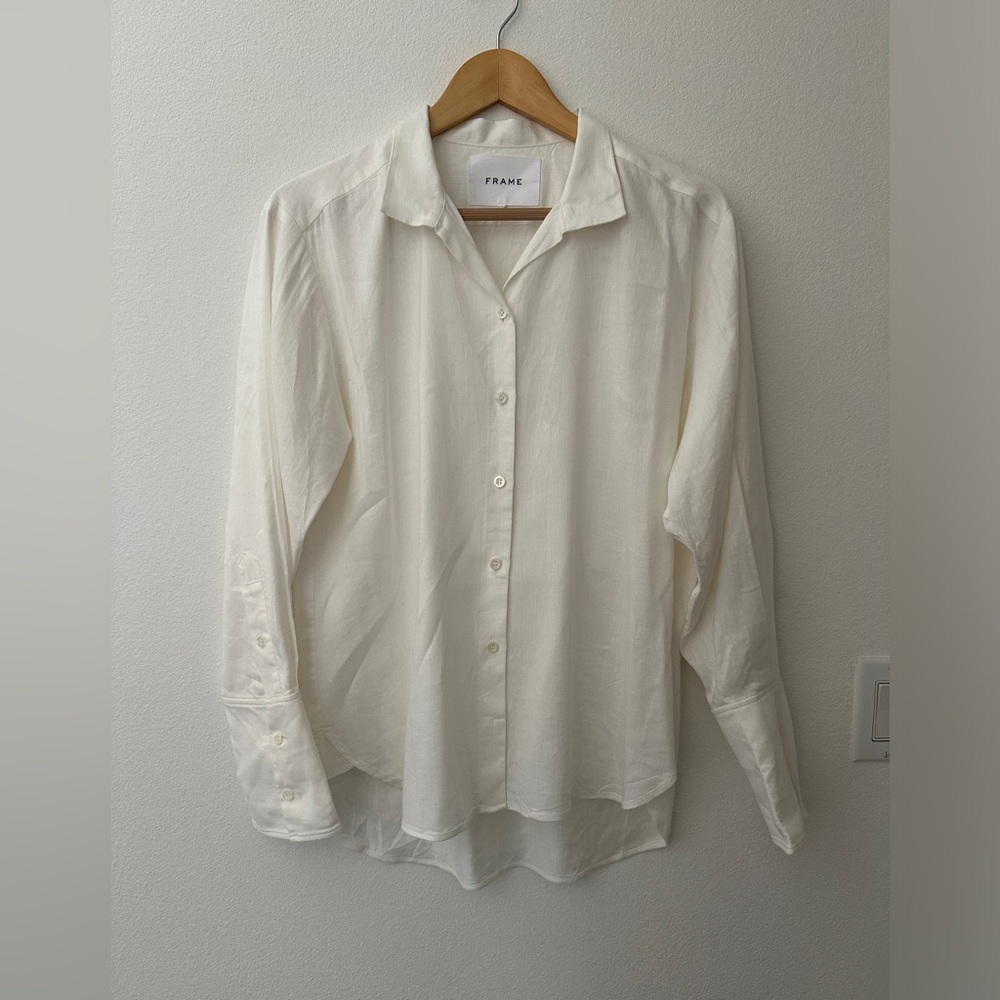 FRAME - long sleeve button-up